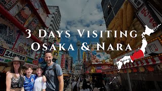 What to do as a FAMILY in Osaka amp Nara Japan [upl. by Cirderf]