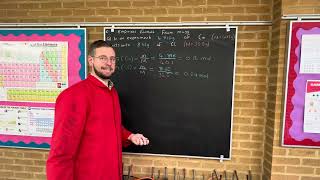 OCR A level chemistry  C3 Empirical formula from mass [upl. by Ailliw]