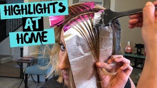 Highlight Your Hair Like a Professional Stylist at Home  How to Highlight Your Hair Tutorial [upl. by Uird973]