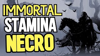 IMMORTAL Stamina Necromancer SOLO PVE Build  DEATH KNIGHT ☠  The Amazing Unkillable Stam Necro [upl. by Lim]