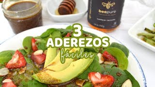 3 aderezos fáciles amp deliciosos que preparas en 5 minutos  Recetas Pizca de Sabor [upl. by Wilder420]