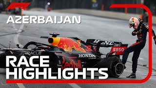 Race Highlights  2021 Azerbaijan Grand Prix [upl. by Buehrer]