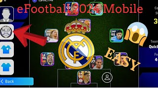 How to select REAL MADRID in eFootball 😱 [upl. by Yrekaz773]