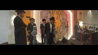 Chesky Schwartz on keys amp Lipa Schmelzer amp Shira Choir [upl. by Atsirhc]