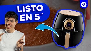 🍫 BROWNIE BIEN HÚMEDO  EL MEJOR POSTRE DE CHOCOLATE EN FREIDORA DE AIRE 🎂 [upl. by Orat]