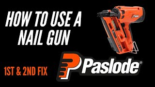 How to use a PASLODE Nail Gun [upl. by Esoryram]