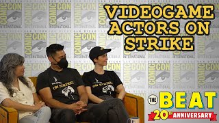 SAGAFTRA Videogame Actors Go on Strike Part 2  Con Daily SDCC 24 [upl. by Kyl242]