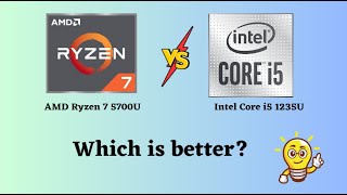 The ULTIMATE Comparison AMD Ryzen 7 5700U vs Intel Core i5 1235U [upl. by Cherlyn]