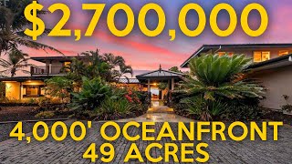 LUXURY and PRIVACY in HAWAII 34 Mile of Natural Shoreline and 49 acres [upl. by Riabuz676]