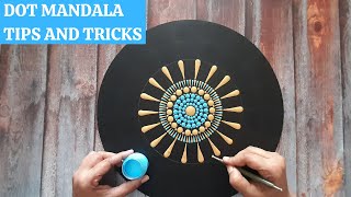 Dot Mandala on MDF  Tips and Tricks  Dot Art  Easy handmade gift  13  2022  ATM Creations [upl. by Ydnar473]