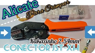 Alicate Crimpador Conector Jstxh 254mm kakazinho molex faston crimpingtool [upl. by Irrep]