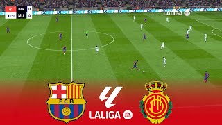 BARCELONA vs MALLORCA  La Liga EA Sports 20232024  08 March 2024  Full Match  PES Gameplay [upl. by Alitha230]