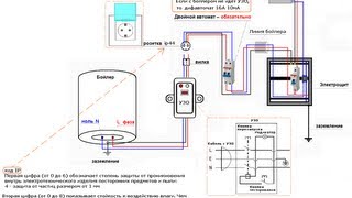 Электрическая схема подключения бойлера [upl. by Ranique397]