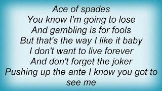 Sodom  Ace Of Spades Lyrics [upl. by Heti125]