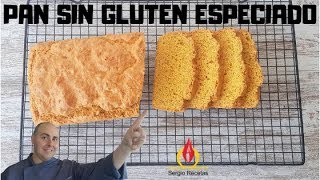 Pan SIN GLUTEN con HARINA DE GARBANZOS especiada [upl. by Sal]