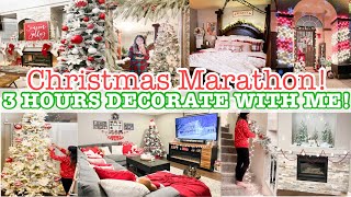 CHRISTMAS DECORATING MARATHON 2024  CHRISTMAS DECORATE WITH ME  CHRISTMAS DECORATION IDEAS [upl. by Nirrok]