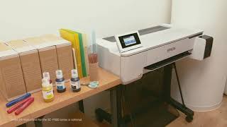 Epson SureColor F570 PRO amp F570 LITE 24quot Dye Sublimation Printer Introduction [upl. by Py]