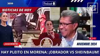 HAY PLEITO EN MORENA ¡OBRADOR VS SHEINBAUM🔥 Filtran regañiza de López Obrador a Claudia Sheinbaum [upl. by Vaios972]