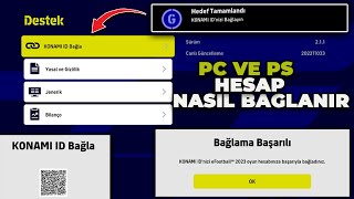 EFOOTBALL MOBİL HESABI PC VE PS´5  Nasıl bağlanır  efootball 20223 mobile [upl. by Poppy565]