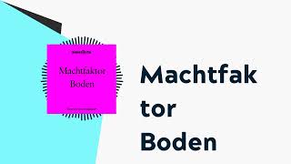 Machtfaktor Boden  brand einsPodcast [upl. by Dlonyar]