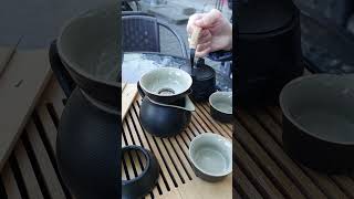 April 2024 China Beijing moment of preparing Chinese tea [upl. by Mareld]