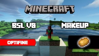 Testing best 2 shaders Minecraft BSL and Makeup ultrafast [upl. by Fasa765]