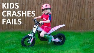 Kids fails on motorcycles 2018 [upl. by Juliann]