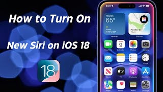 How to Turn ON New Siri iOS 18 [upl. by Tamma]