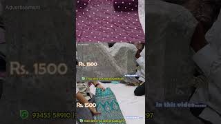 Rs1500 Unique Designs Bridal Sarees and lehengas 93455 58910 [upl. by Yarahs]