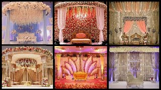 40 Beautiful Marriage Hall  Stage Decoration Ideas for Wedding Party Function [upl. by Veta87]