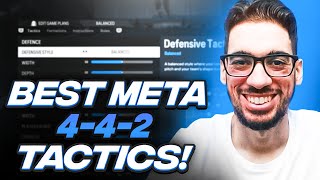 OVERPOWERED META 442 FORMATION amp CUSTOM TACTICS  FC 24 ULTIMATE TEAM [upl. by Eirrek]