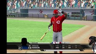 HR DRAMATICO DEL PROSPECTO EN MLB THE SHOW [upl. by Euhsoj361]