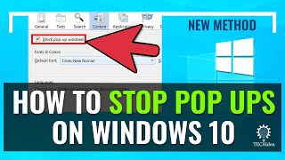 How to Stop Pop Ups on Windows 10 2024 New Method [upl. by Pergrim603]