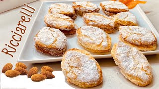 RICCIARELLI pasticcini alle Mandorle e Arancia tipici Natalizi 🎄 facili e veloci GLUTEN FREE [upl. by Ecidnarb485]