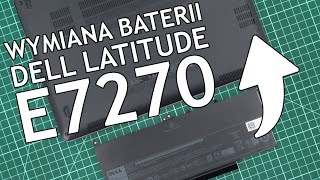 Wymiana baterii w laptopie Dell Latitude E7270  AMSO x Świat Baterii [upl. by Prince665]