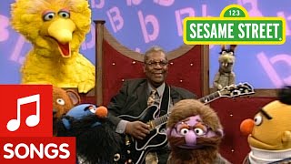 Sesame Street B B King The Letter B Song [upl. by Pudens]