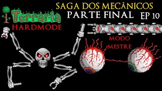 Terraria  Modo Mestre  EP 10  Saga dos Mecânicos  Parte Final  Derrota dos Gêmeos [upl. by Hinkel]