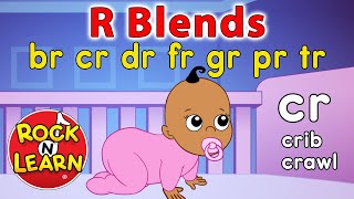 Beginning Consonant Blends with R  Learn to Read br cr dr fr gr pr tr  Rock ’N Learn [upl. by Mabelle418]