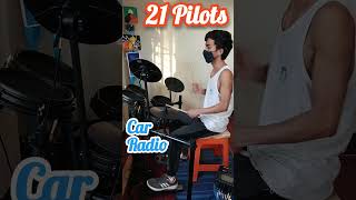 Twenty One Pilots Drum Cover Car Radio [upl. by Ahsiemat362]