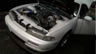 Nissan 240sx S14 KAT dyno 35psi 724whp [upl. by Rosalba143]