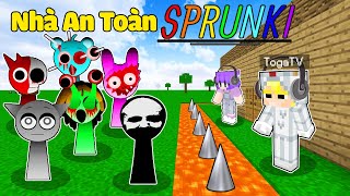 Tô Gà Thử Thách 24H Xây Nhà An Toàn Chống Lại Sprunki Horror Trong Minecraft [upl. by Einalem843]