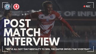 Post Match Interview MOTM Klass talks mentality after a dominant result [upl. by Autumn498]