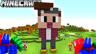 WIR BAUEN EINEN LEGO CENTEX IN MINECRAFT [upl. by Nerraw]