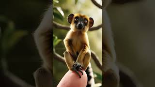 Tiny Animal on Fingertip 🐾 Adorable Close Encounter with Nature animals shorts love [upl. by Erotavlas]