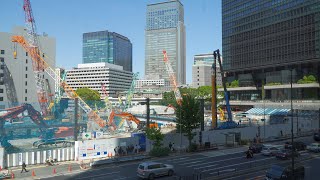 【TOKYO TORCH／東京駅前常盤橋プロジェクト】高さ日本一385mの超高層ビル「Torch Tower（トーチタワー）」の建設状況（2024年5月10日） [upl. by Creigh]