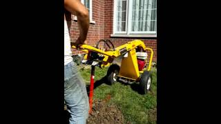 Groundhog HD99 Hydraulic Earthdrill [upl. by Wiatt722]