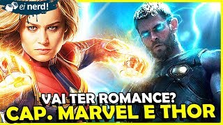 THOR E CAPITÃ MARVEL VÃO TER UM ROMANCE EM ULTIMATO [upl. by Asihtal886]