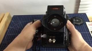 20160702 Check of Zenza Bronica S2A w TTL Meter Finder medium format camera [upl. by Tnahs]