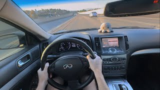 2012 INFINITI G37 COUPE  POV WALKAROUNDDRIVING EXPERIENCE [upl. by Nuahsyt]