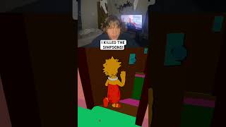 I KILLED THE SIMPSONS gaming simpsons shorts [upl. by Innus691]